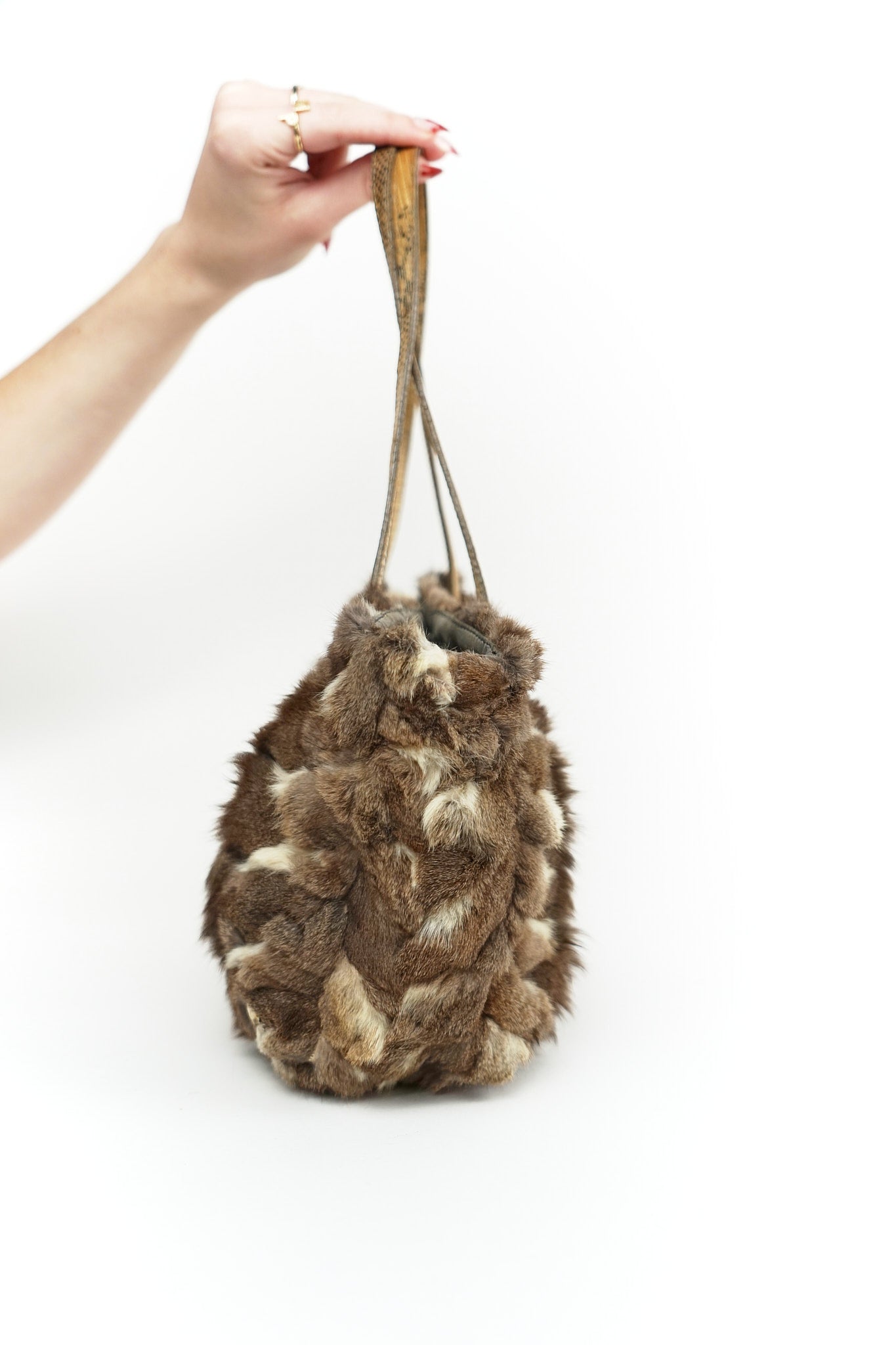 Fendi Rabbit Fur Mini Tote