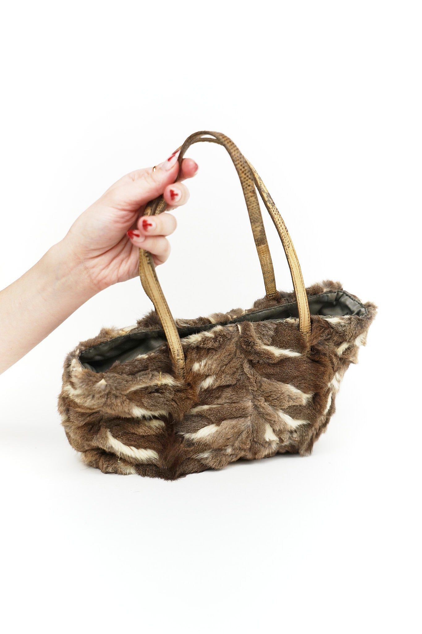 Fendi Rabbit Fur Mini Tote