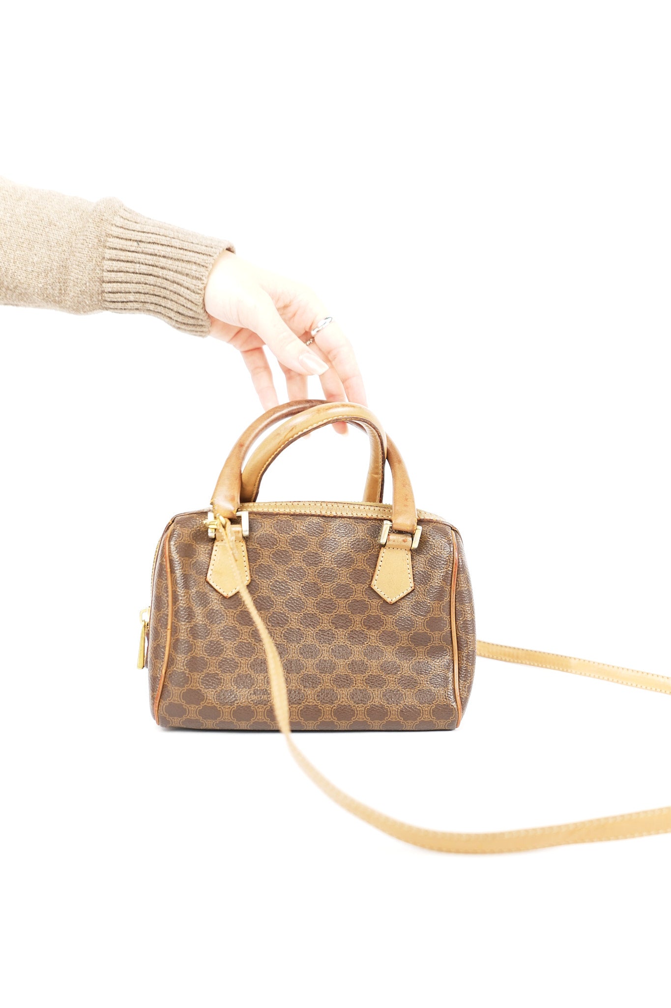 Celine Macadam Mini Boston Bag