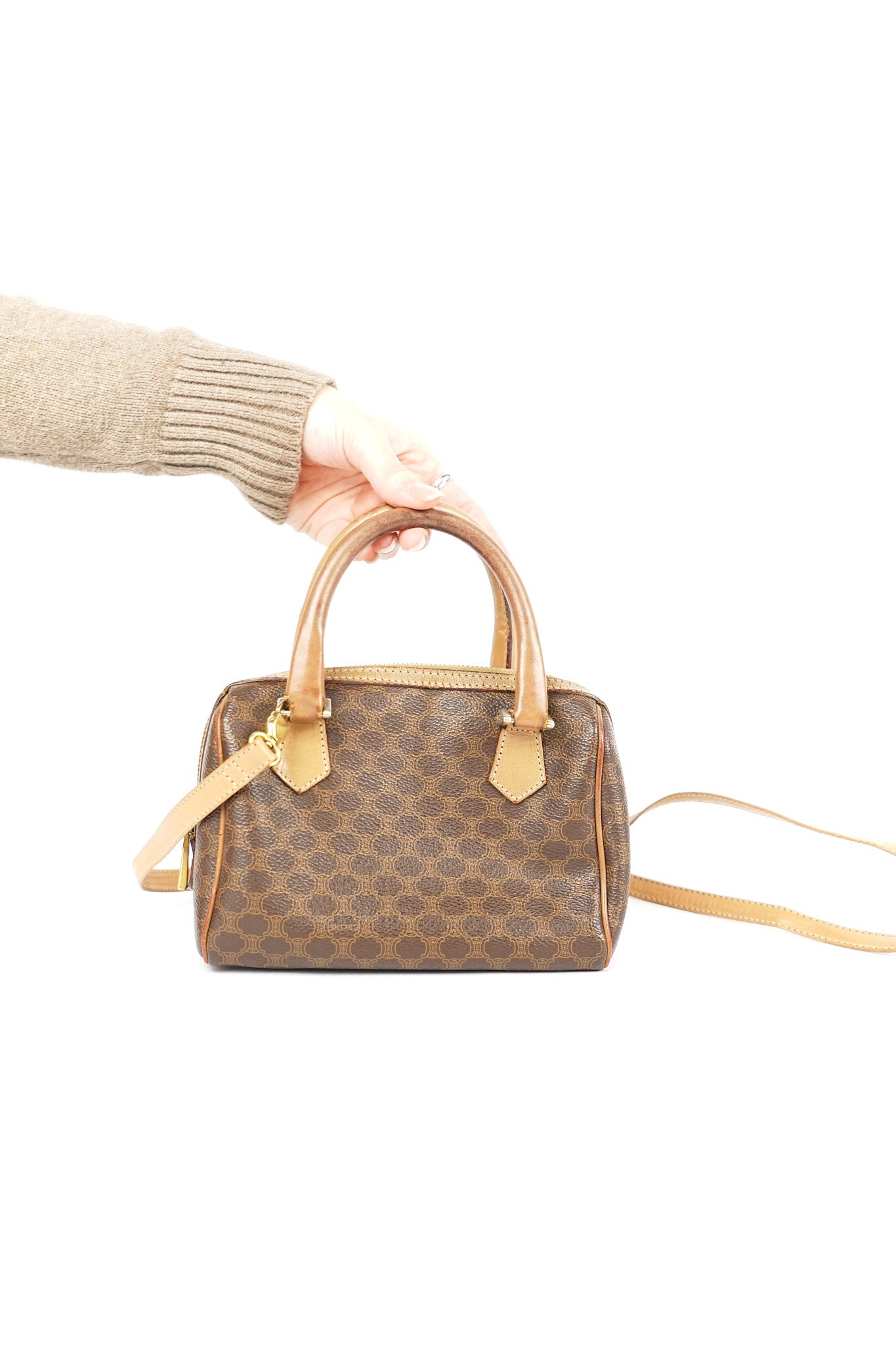 Celine Macadam Mini Boston Bag