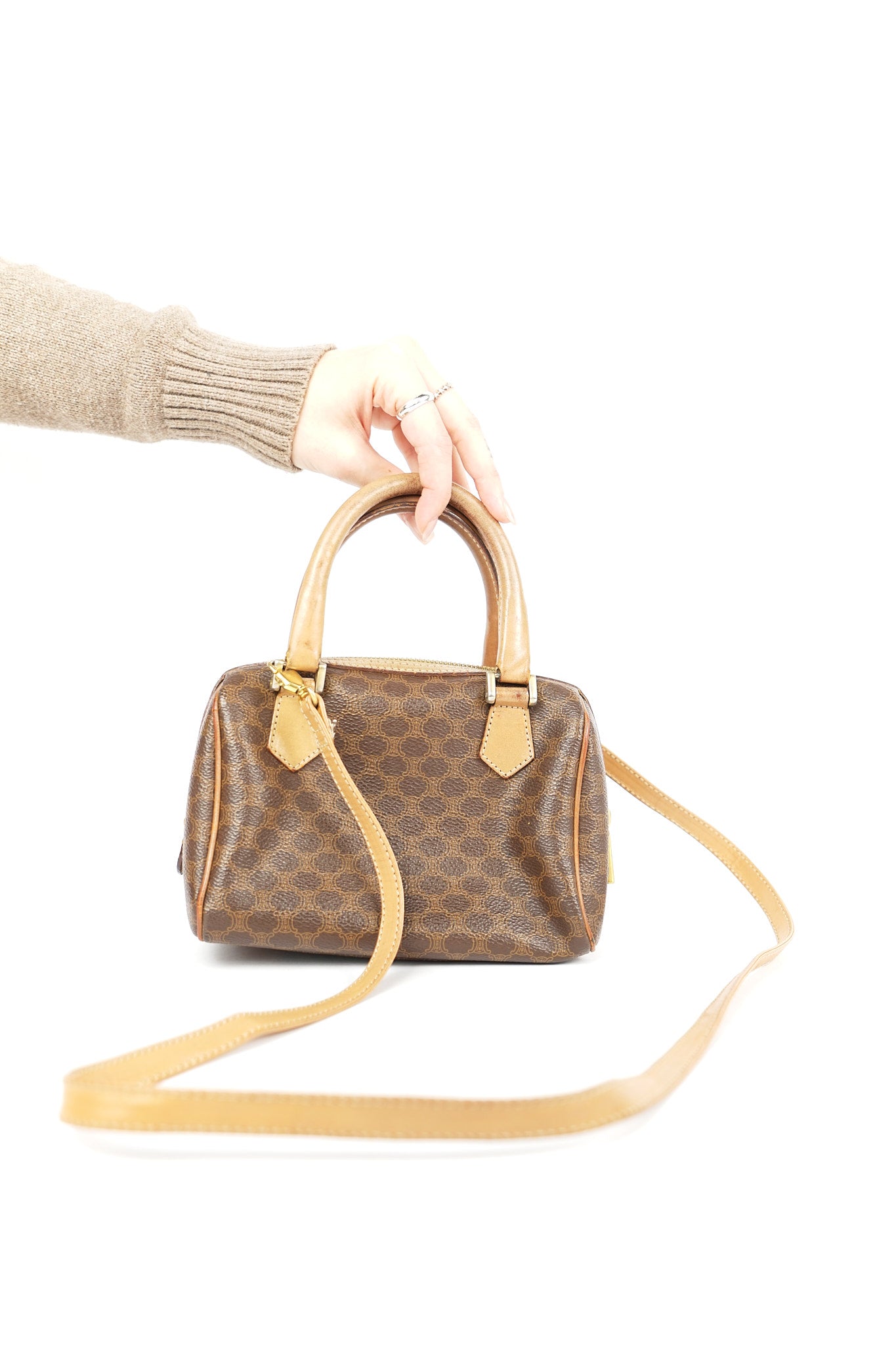 Celine Macadam Mini Boston Bag