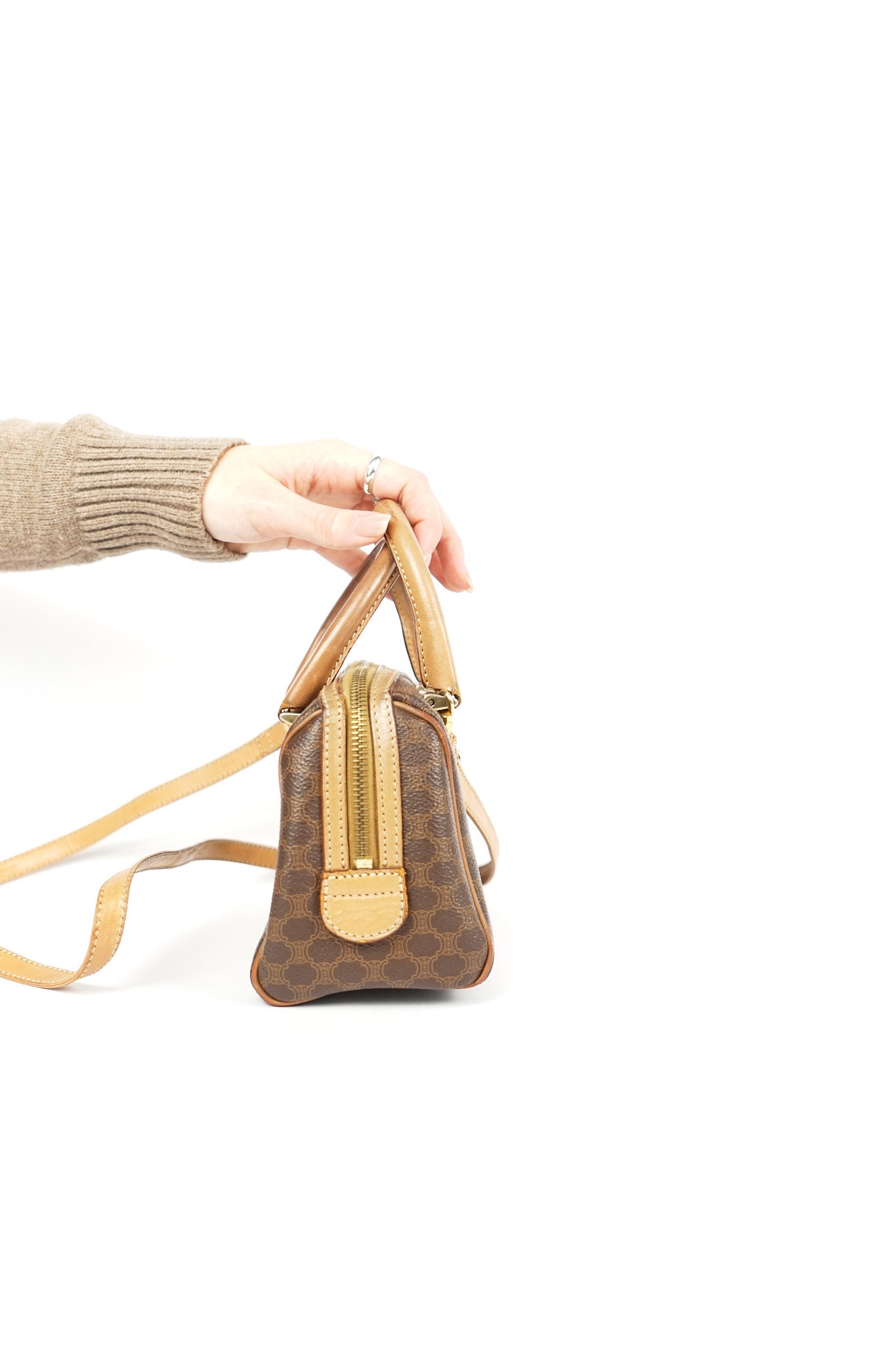 Celine Macadam Mini Boston Bag