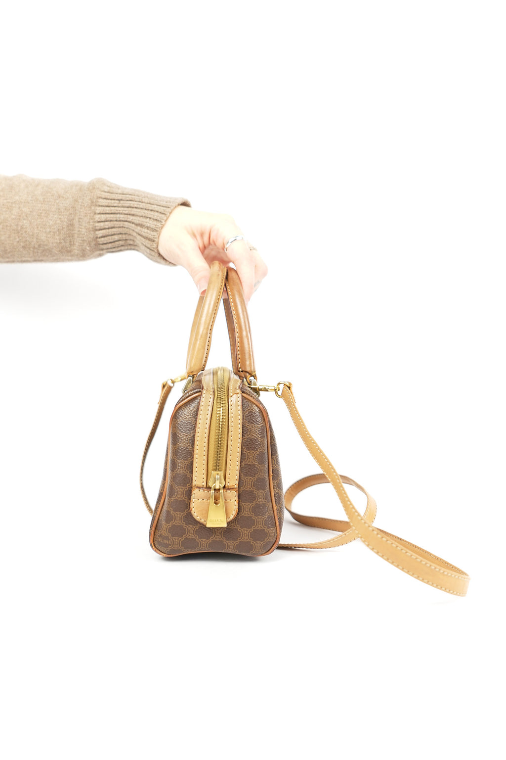 Celine Macadam Mini Boston Bag