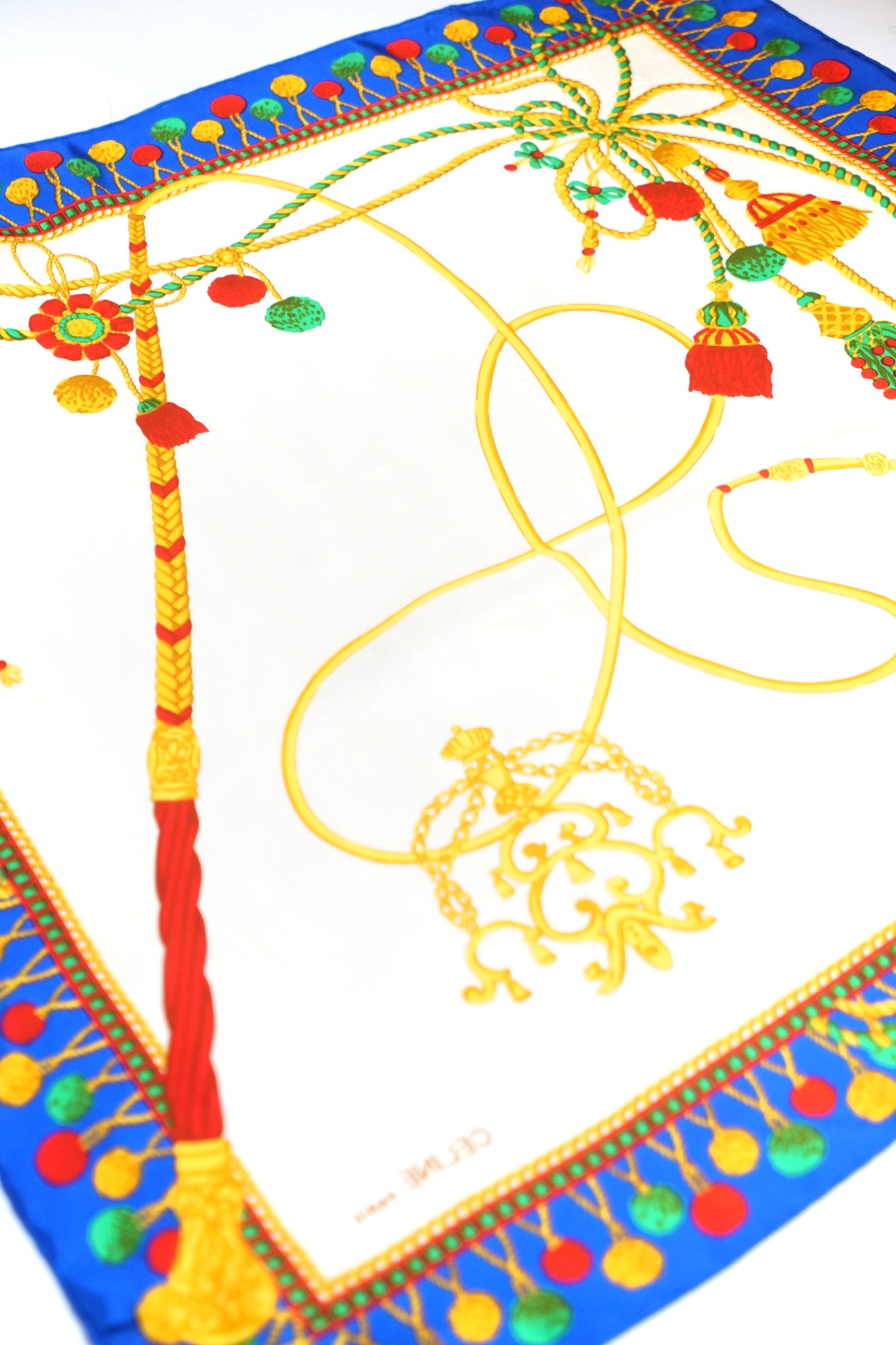 Celine Printed Silk Scarf