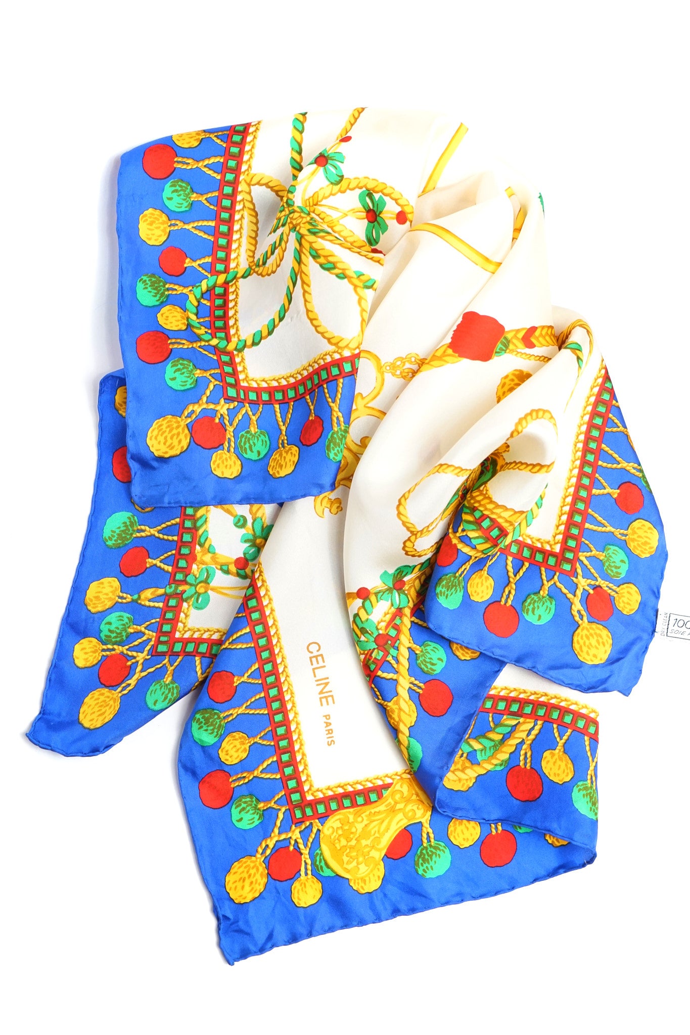 Celine Printed Silk Scarf