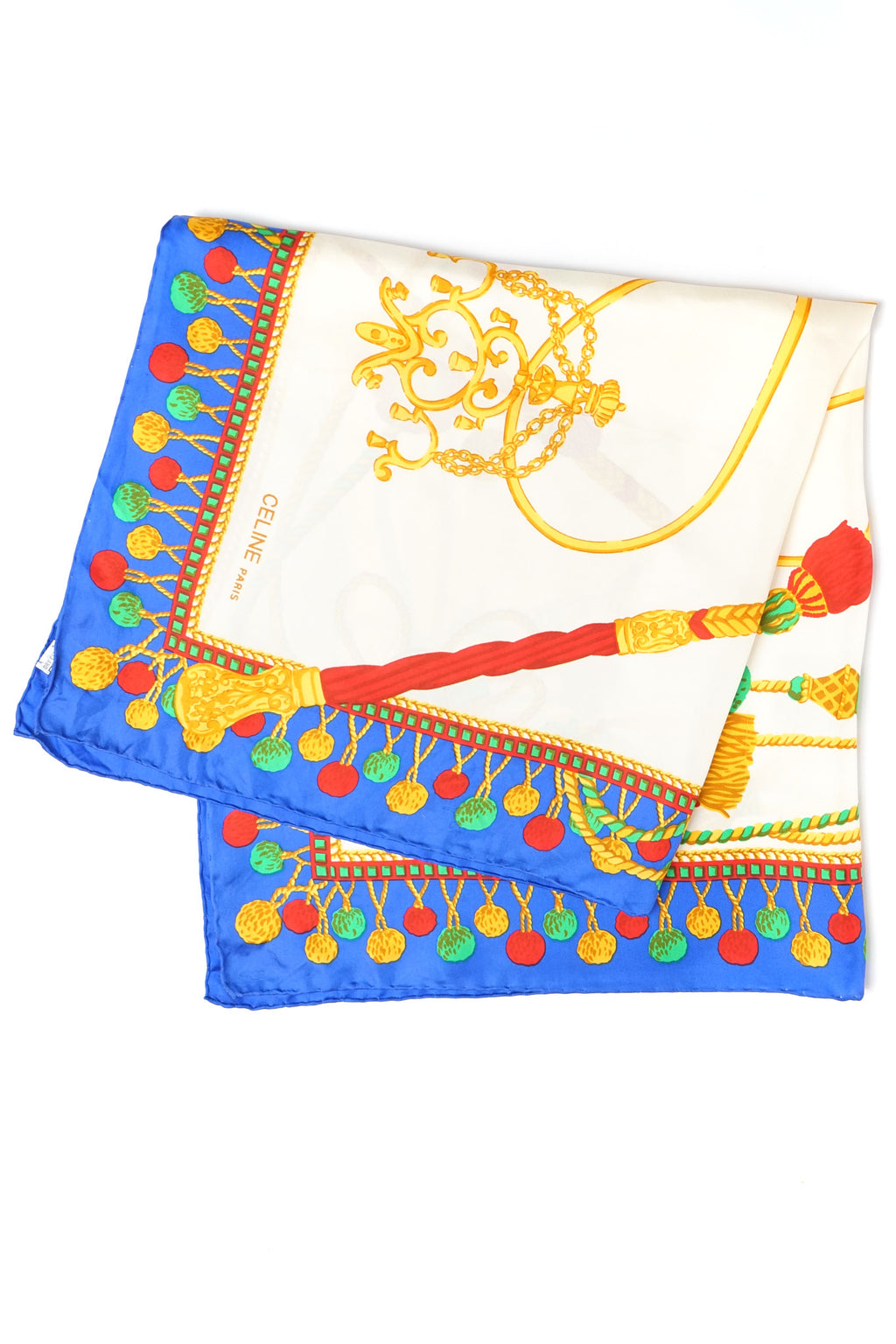 Celine Printed Silk Scarf