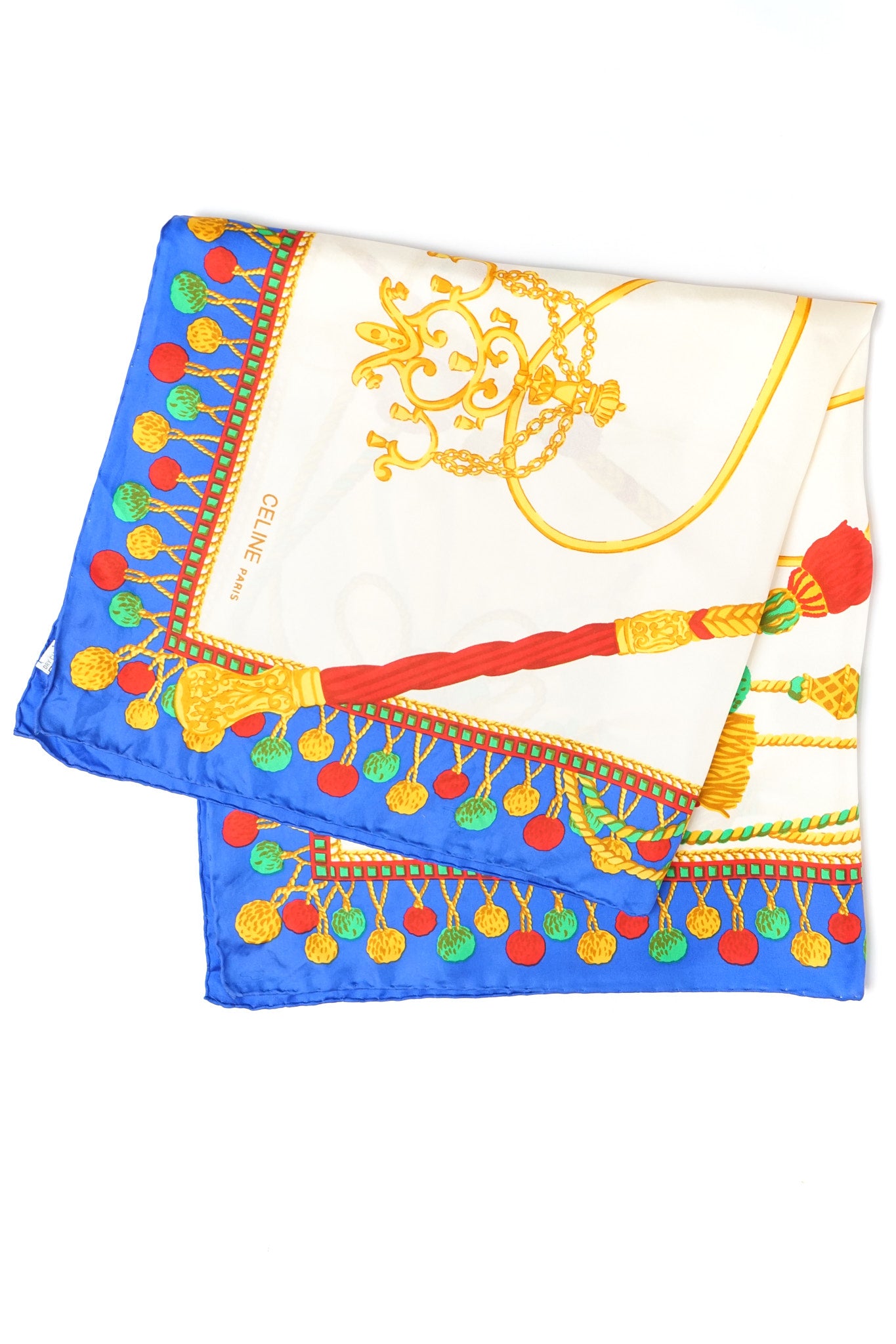 Celine Printed Silk Scarf