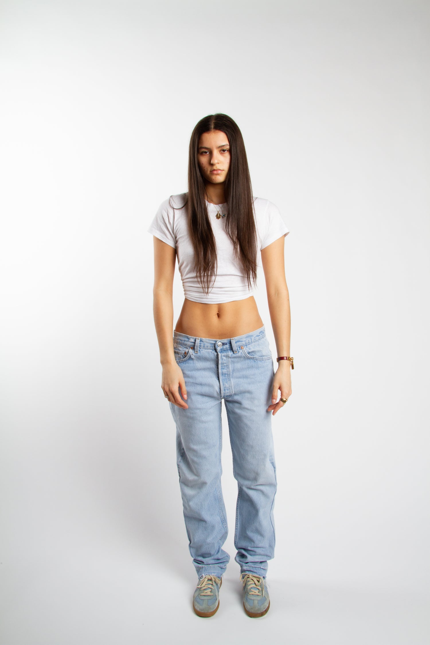 Vintage Levi's  501  Size 33 | Mid Rise Straight Leg Fit Light Medium Wash USA Denim Jeans  | 33" XL 16