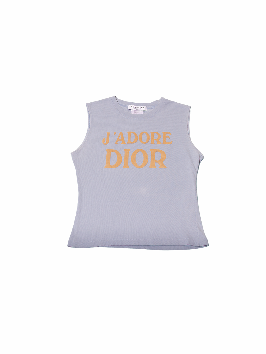 Christian Dior J'adore Blue Tank