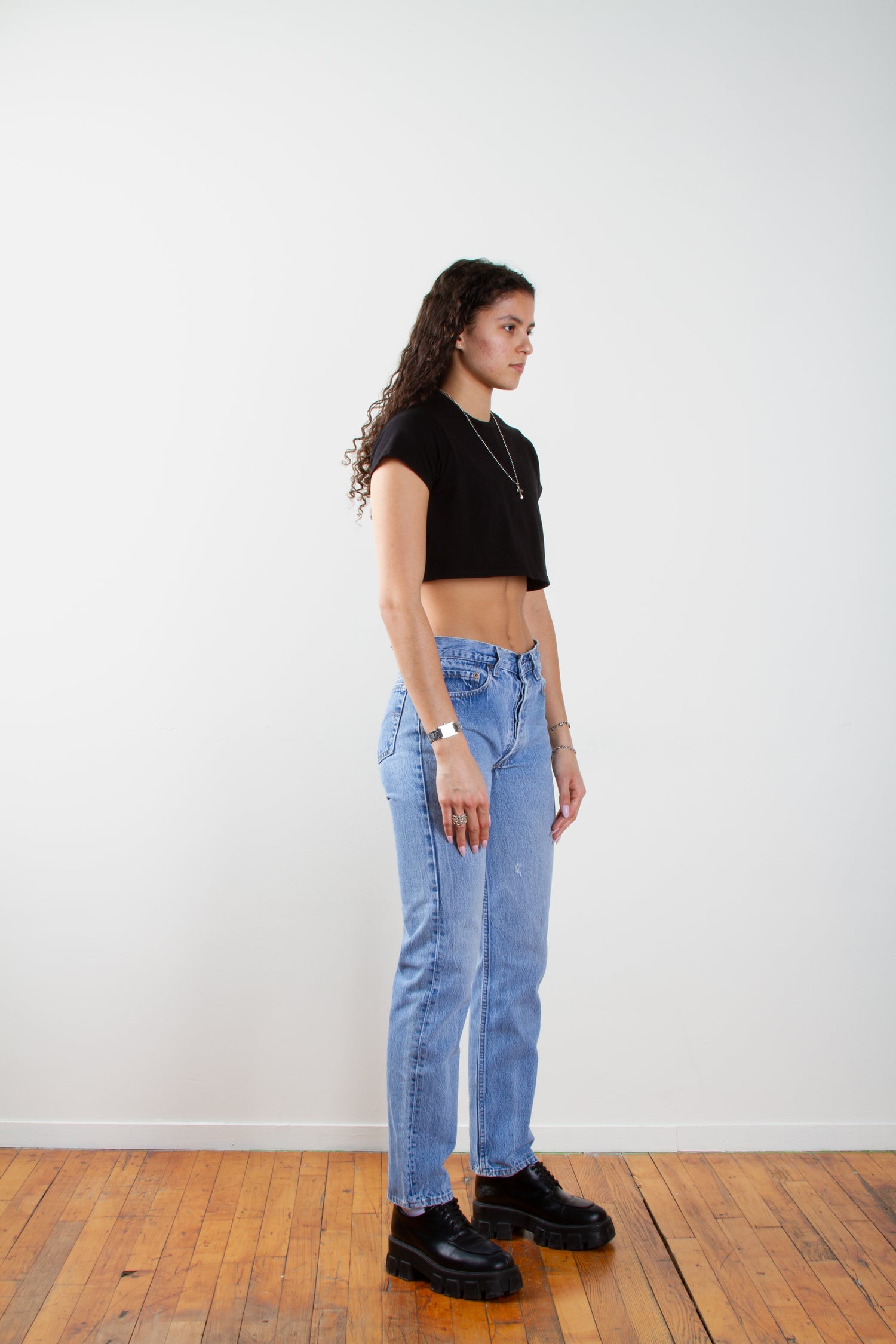 Vintage Levi's 501 Size 28 | Mid Rise Straight Leg Light Medium Wash Distressed Denim 80s 90s Jeans | 28" S 4