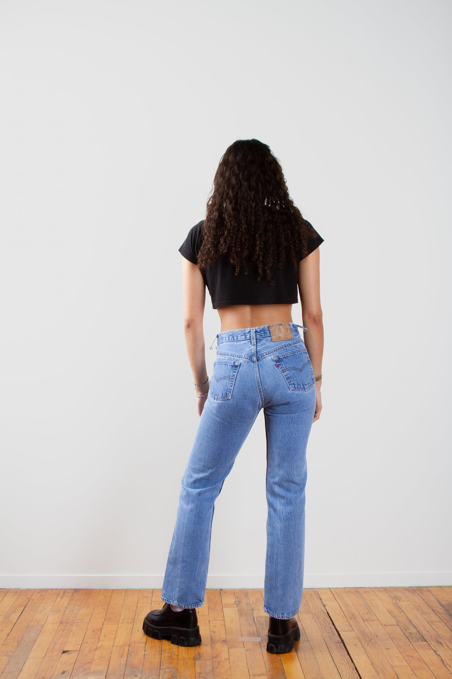 Vintage Levi's 501 Size 28 | Mid Rise Straight Leg Light Medium Wash Distressed Denim 80s 90s Jeans | 28" S 4