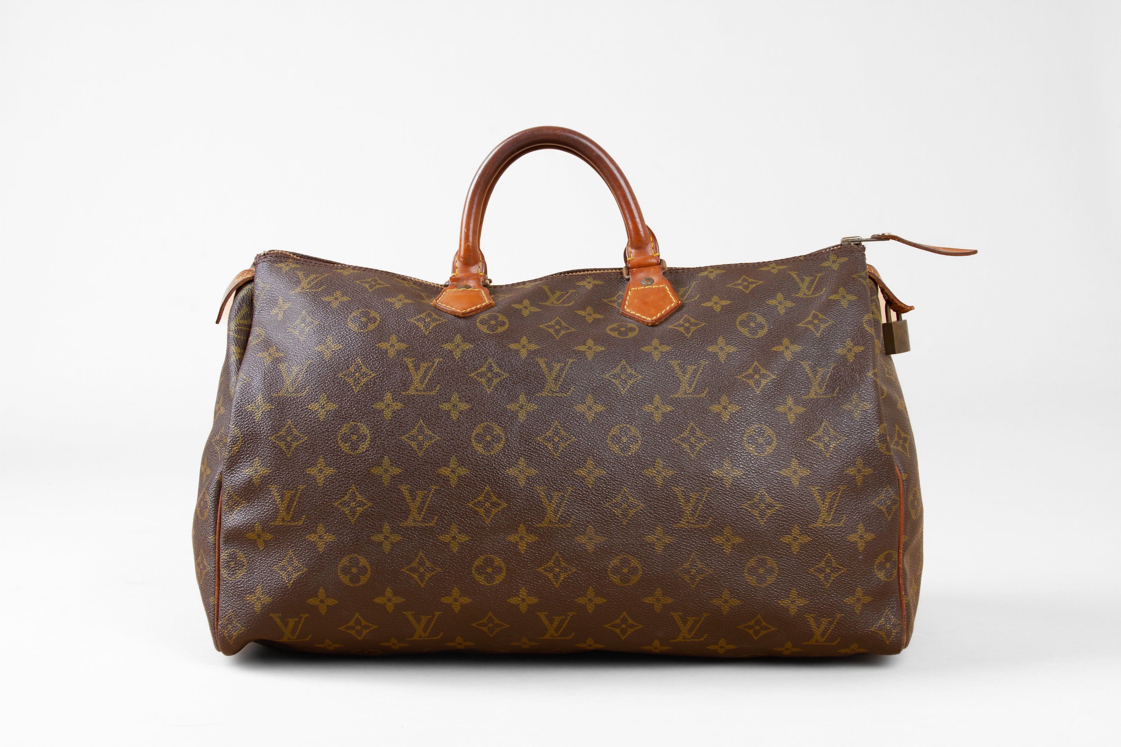 Vintage Monogram Louis Vuitton Speedy 40 Leather Bag  | Designer Bag Handbag